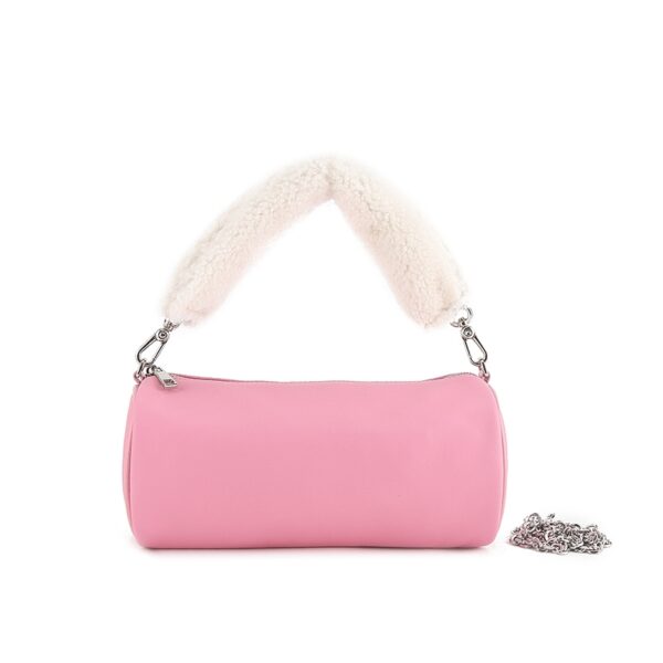 Parisian Cylinder - Lamb Skin Chain Purse